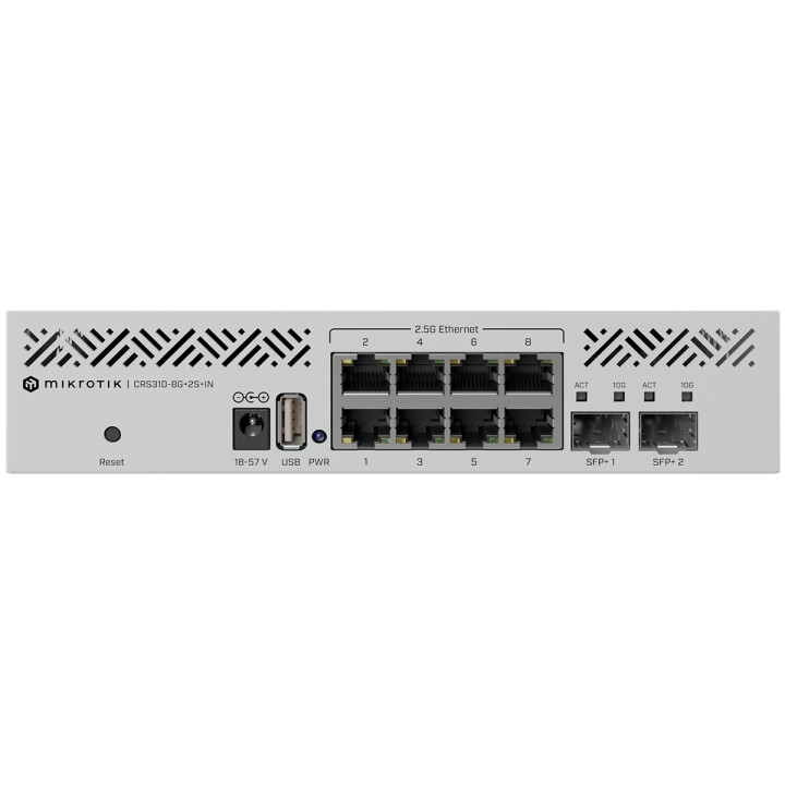 MikroTik Cloud Router Switch 8 Port 2.5Gbps Ethernet 2SFP+ 