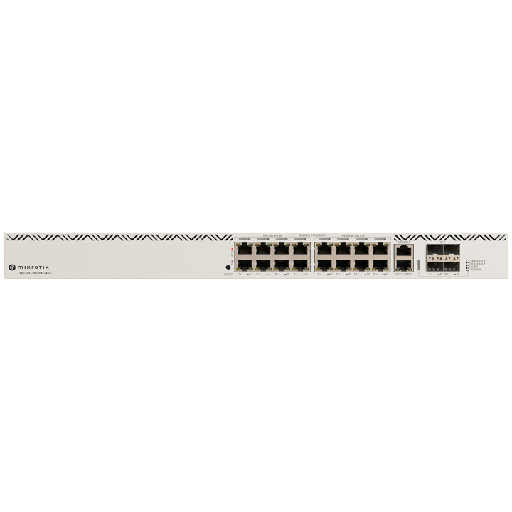 MikroTik Cloud Router Switch 16 Port PoE 600W 4SFP+ 