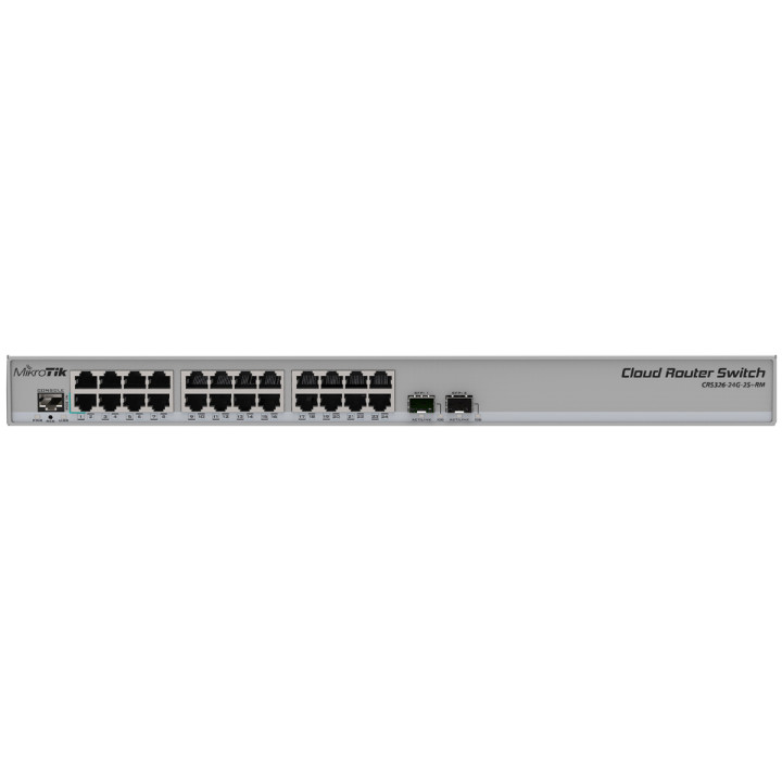 MikroTik Cloud Router Switch 24 Port Gigabit 2SFP+ 