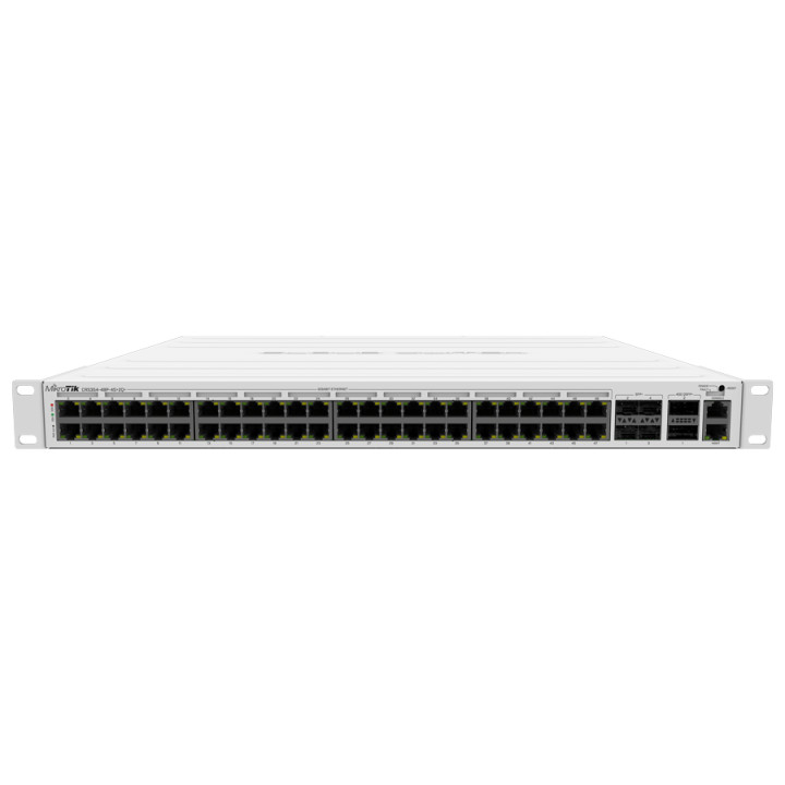 MikroTik Cloud Router Switch 48 Port PoE 700W 4SFP+ 2 QSFP+ 