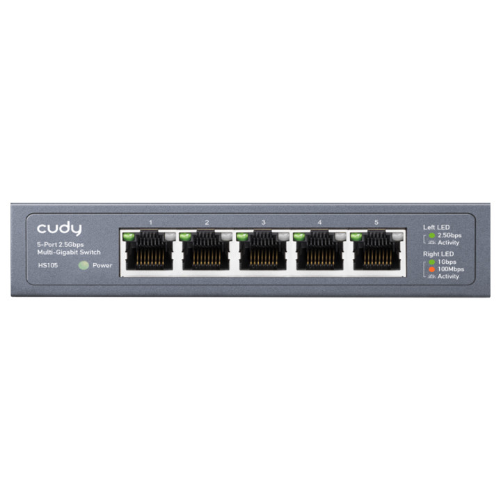 Cudy 5 Port 2.5Gbps Ethernet Metal Desktop Switch