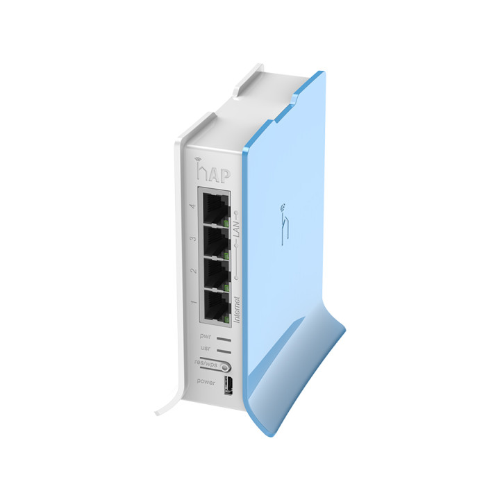 MikroTik hAP Lite Tower 4 Port Ethernet 300Mbps WiFi 4 Router 