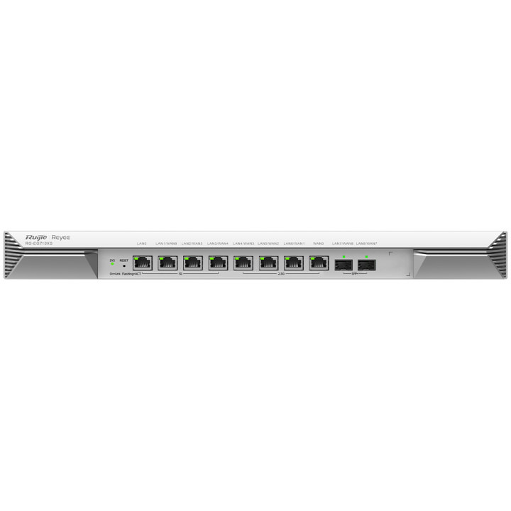 Reyee 8 Port Multi Gigabit 2SFP+ Multi-WAN 700 User Cloud Router 
