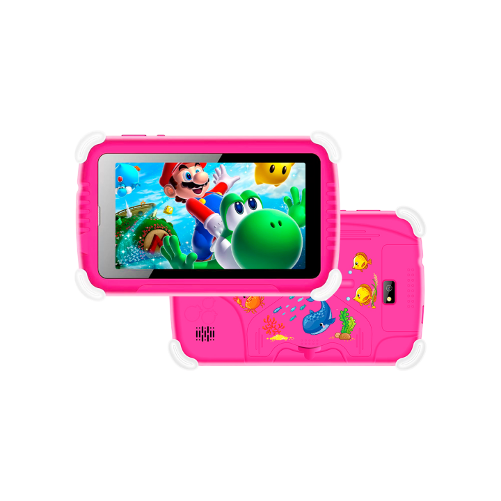 VGKE 7" IPS Kids Tablet - Mediatek MT6735 CPU, 1GB RAM, 16GB Storage, 3G + Wifi, Bluetooth 4.0, Android - Pink