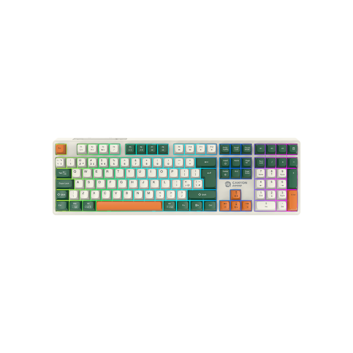 CANYON keyboard Shadder GKW-11 Mech RGB UK/US Wireless White