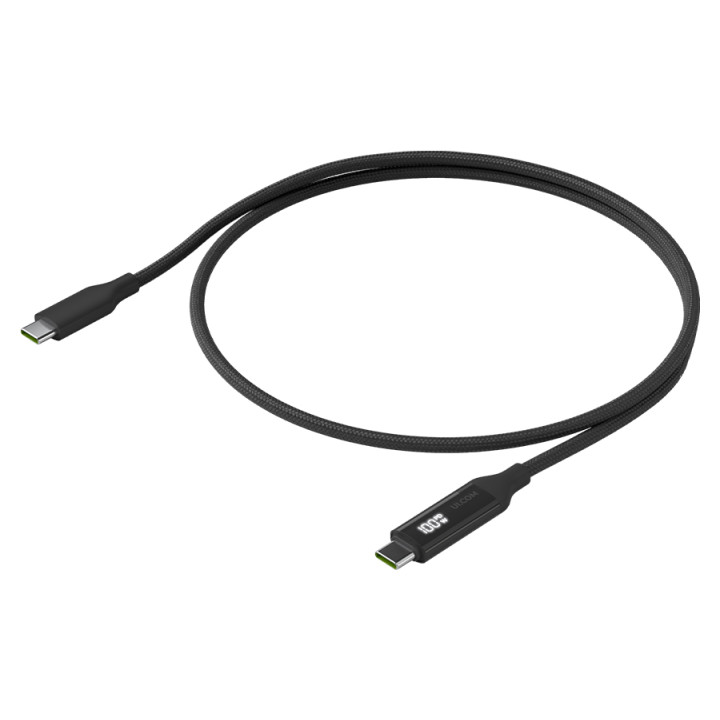 Ubiquiti USB-C Cable with Charge Display Black 