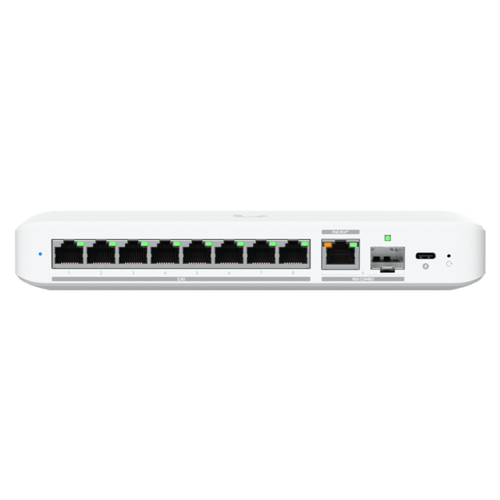 Ubiquiti UniFi Flex 2.5G 8 Port 2.5G with 10G Combo Uplink 