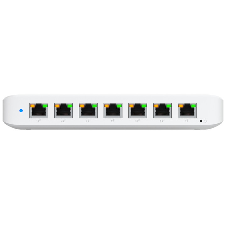 Ubiquiti UniFi Switch Ultra 8 Port Gigabit 1PoE Input 7 PoE Out 52W 