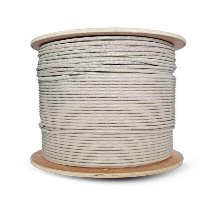 Linkbasic 500m Drum Cat6 Solid Grey UTP Cable