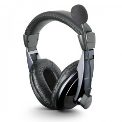 HS120 Over-ear Wired Stereo Headset with Flex Mic