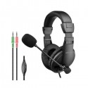 HS125 Over-ear PC Headset with Mic - Black
