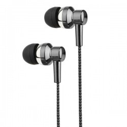 EB250 Electro Painted Stereo Earphones with Mic – Grey