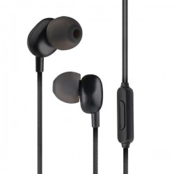 EB360 Stereo Earphones with Mic - Black/Grey