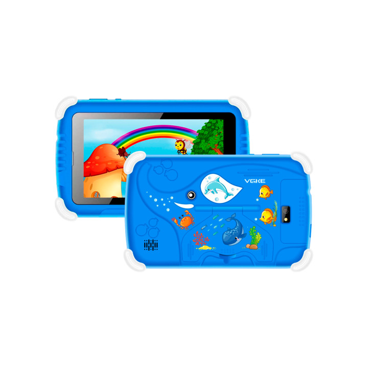 VGKE 7" IPS Kids Tablet - Mediatek MT6735 CPU, 1GB RAM, 16GB Storage, 3G + Wifi, Bluetooth 4.0, Android