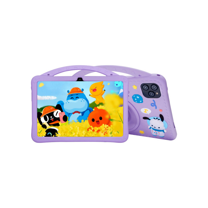 VGKE 10.1" HF IPS Kids Tablet - Mediatek MT6737 CPU, 2GB RAM, 32GB Storage, 3G + Wifi, Bluetooth 4.0, Android, Type C - PURPLE