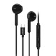 EB500 USB-C Earphones with Mic - Black