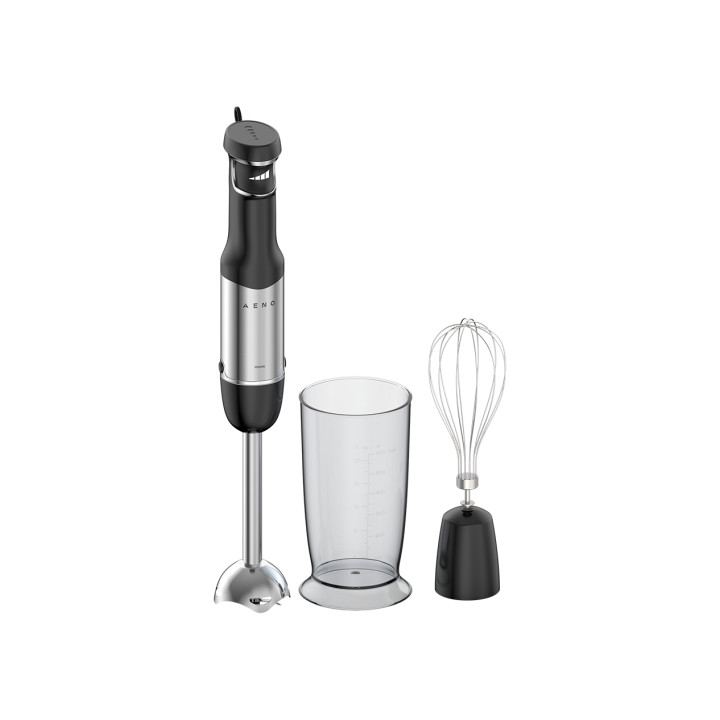 AENO Hand Blender HB1: 1000W, Smooth speed control, LED speed indication, Whisk, 0,6L Measuring jar