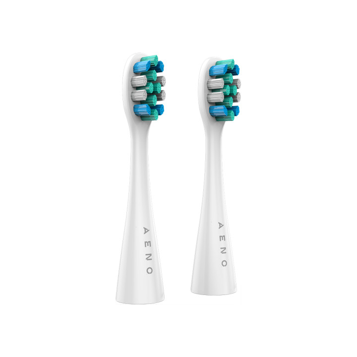 AENO Replacement Toothbrush Heads for DB1S/DB2S, White, 2 pcs