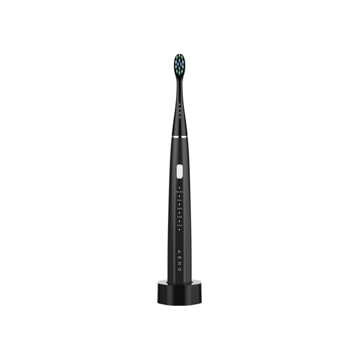 AENO DB2S Smart Sonic Electric Toothbrush, 46000 RPM, IPX7, Black