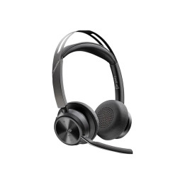 HP Poly Voyager Focus 2 Microsoft Teams Certified USB-C Wireless Headset with Charging Stand