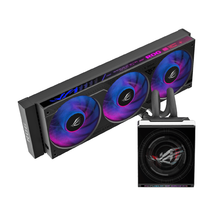 ASUS ROG Strix SLC IV 360 ARGB LCD Liquid CPU Cooler - Black
