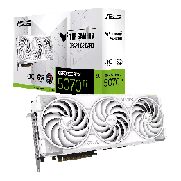 ASUS GeForce RTX 5070Ti TUF GAMING 16GB OC White Graphics Card
