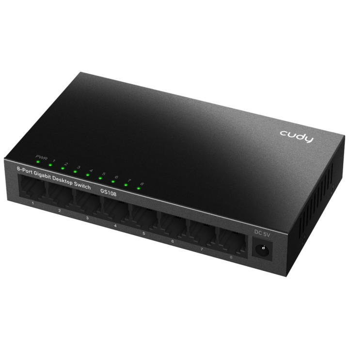 Cudy 8 Port Metal Gigabit Desktop Switch