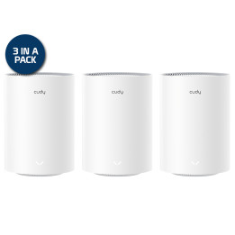 Cudy Dual Band WiFi 6 3000Mbps Multi-Gigabit Mesh 3-Pack 