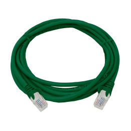 Linkbasic 3 Metre UTP Cat5e Flylead Green