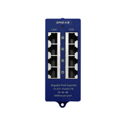 4 Port Gigabit Passive PoE Injector