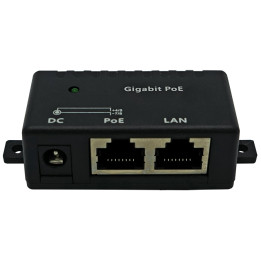Single Port Gigabit Passive PoE Injector