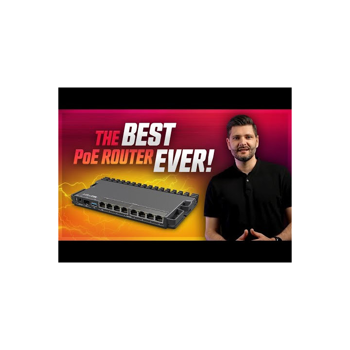 MikroTik 7 Gigabit 1x 2.5Gbps 1SFP+ 4 Core PoE Router 