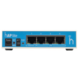 MikroTik hAP Lite 4 Port Ethernet 300Mbps WiFi 4 Router