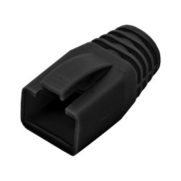 Linkbasic Black Boots for RJ45-6FTP