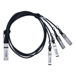 Linkbasic Breakout Copper Cable 1m 1 QSFP28 to 4 SFP28 Uplink Cable
