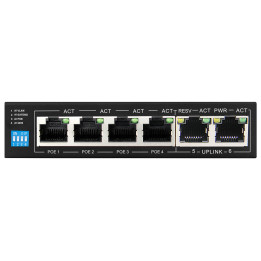 Scoop 6 Port Fast Ethernet 4 PoE 60W Switch