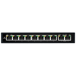 Scoop 8 Port Fast Ethernet PoE 96W 2 Gigabit Switch