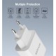 Pro PD20 Type-C 3A PD 20W Quick Travel Wall Charger – White