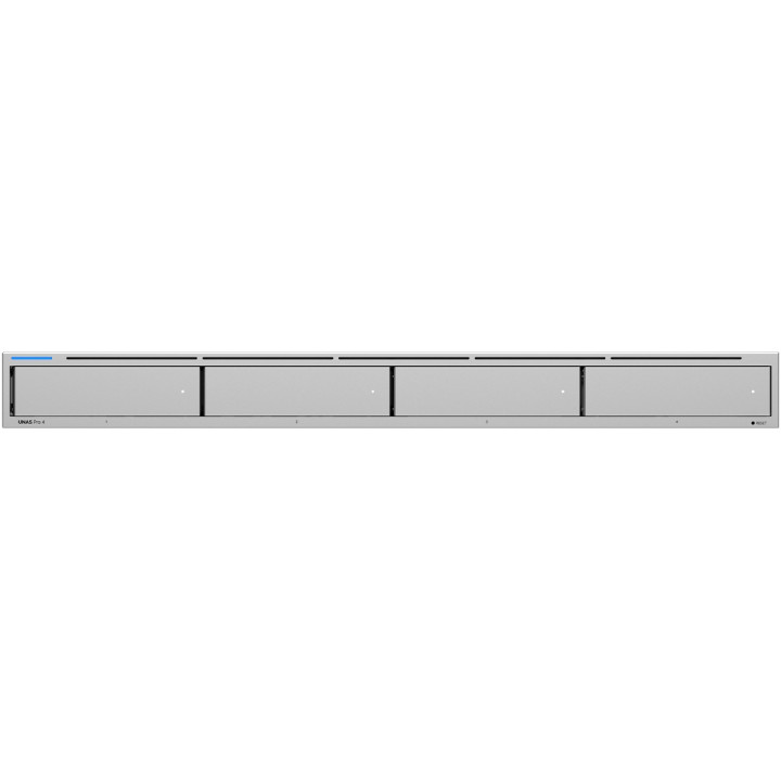 Ubiquiti UniFi NAS Pro 4 1U 4 Drive Bays 2 NVMe Slots and 1Gbps Ethernet