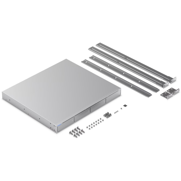Ubiquiti UniFi NAS Pro 4 1U 4 Drive Bays 2 NVMe Slots and 1Gbps Ethernet