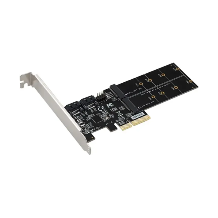 PCI-E 2 X SATA + 2 X M.2 CARD
