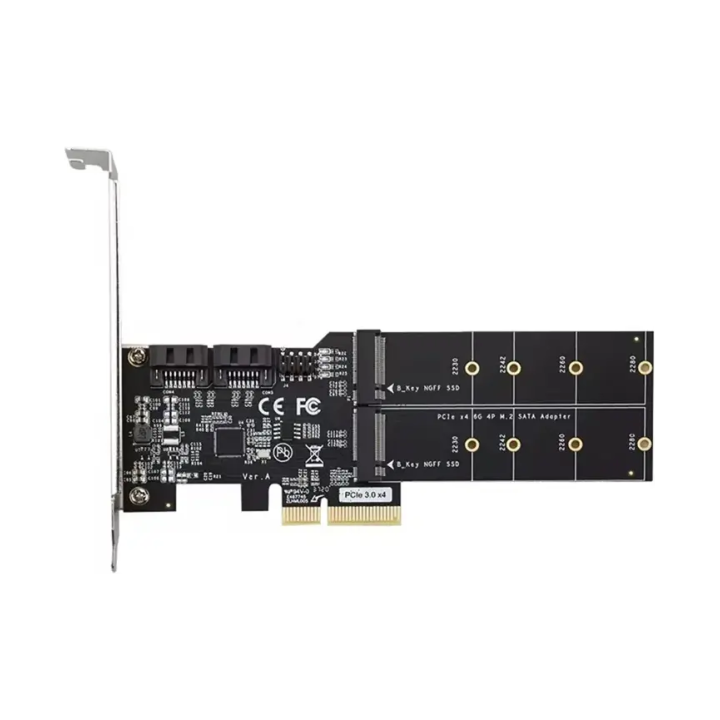 PCI-E 2 X SATA + 2 X M.2 CARD