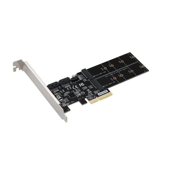 PCI-E 2 X SATA + 2 X M.2 CARD