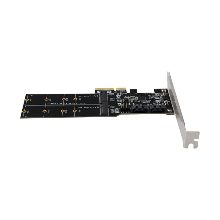 PCI-E 2 X SATA + 2 X M.2 CARD