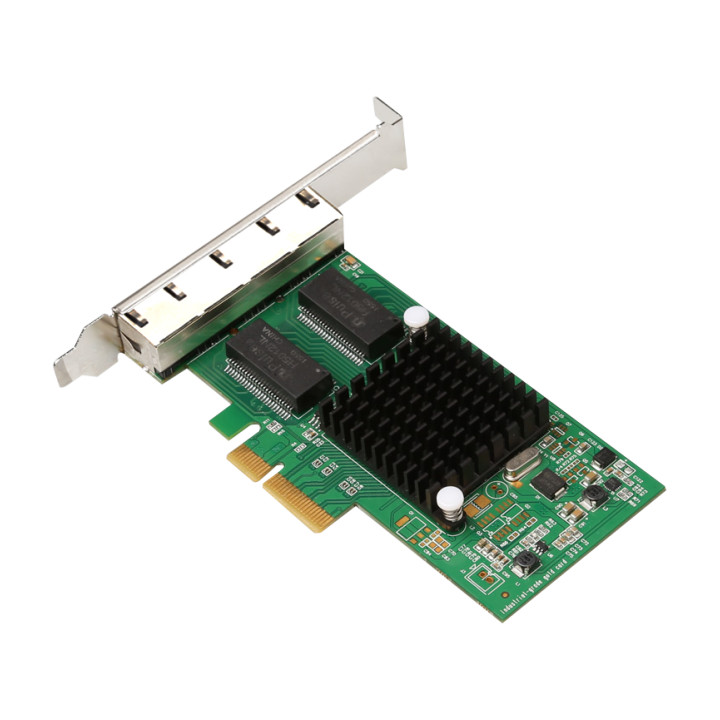 PCIE 4 RJ45 PORT LAN CARD