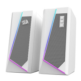 Redragon GS20W ANVIL 3W 2.0 RGB Stereo Desktop PC Speakers - White
