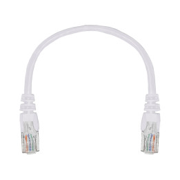 Linkbasic 22cm UTP Cat5e Flylead White