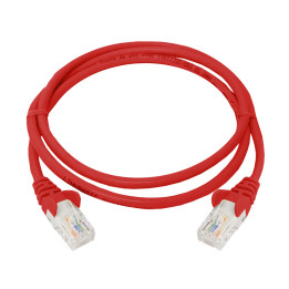 Linkbasic 1 Metre UTP Cat5e Flylead Red