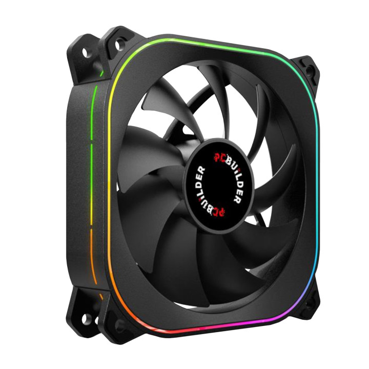 PCBuilder TORNADO CHILL 120mm ARGB Fan - Black