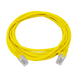 Linkbasic 3 Metre UTP Cat5e Flylead Yellow